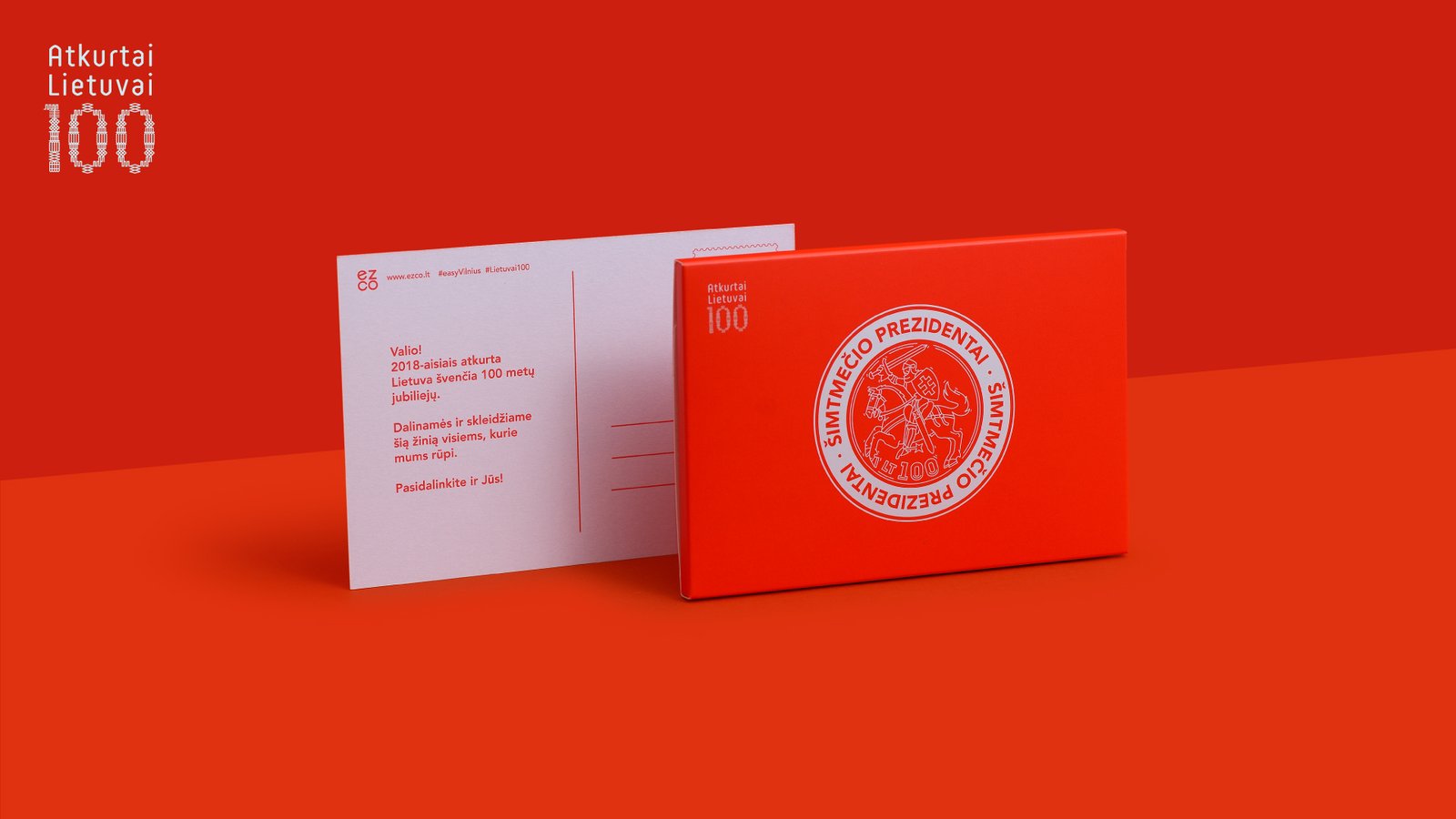 Šimtmečio prezidentai postcard set created for Lithuania’s 100th anniversary
