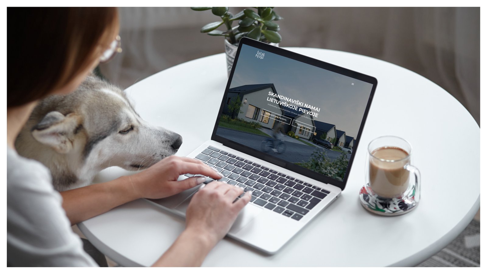 Švedų pievos Scandinavian-inspired housing project branding