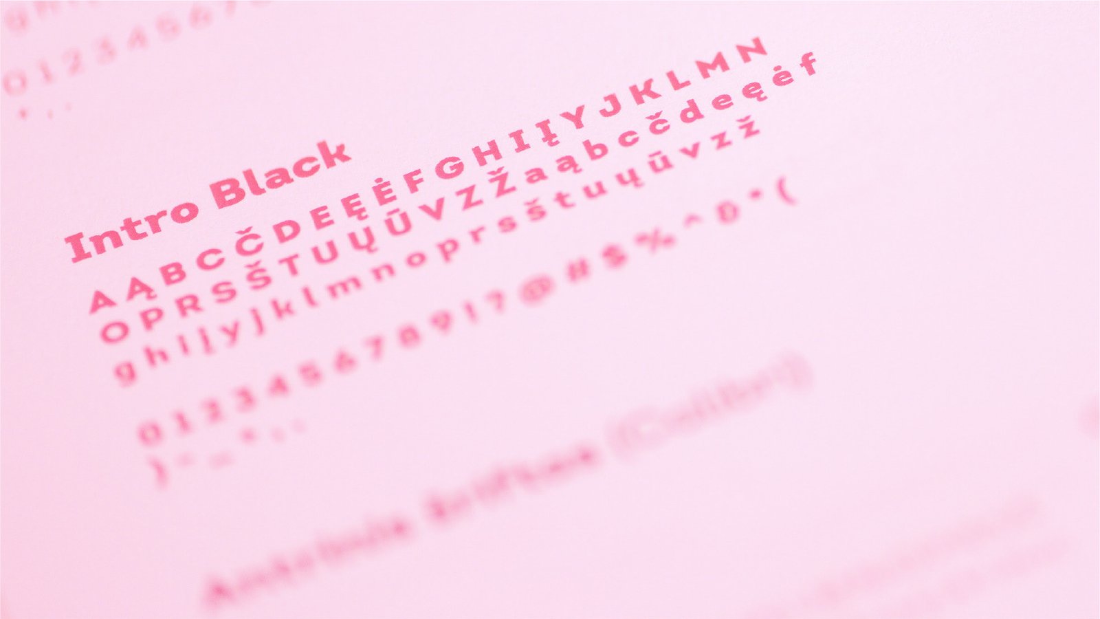 Typography system for Rokiškis Cultural Capital 2019 identity