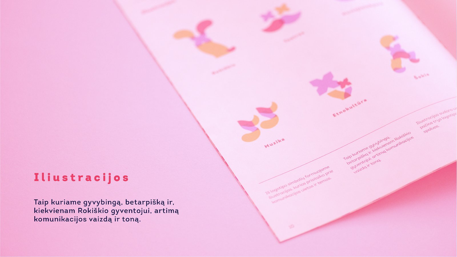 Rokiškis Cultural Capital 2019 graphic pattern and illustrations